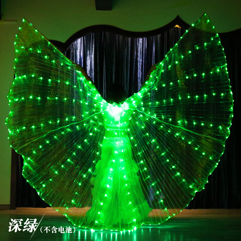 Led Belly Dance Isis Wing Led Capes Props For Ladies